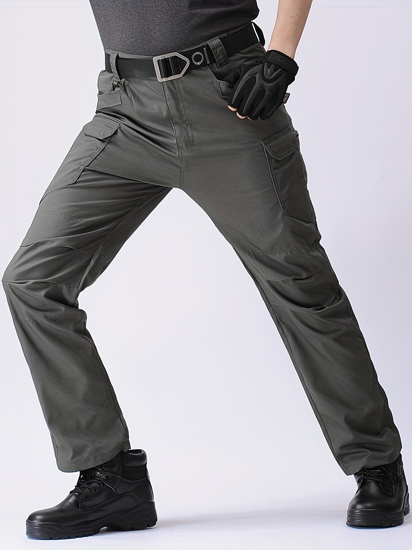 Mens Tactical MultiPocketed Stretchy Breathable Pants