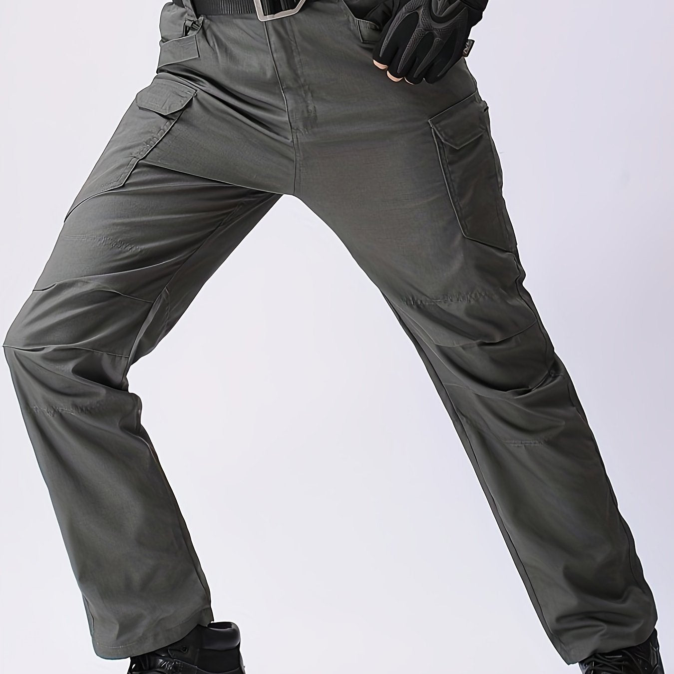 Mens Tactical MultiPocketed Stretchy Breathable Pants