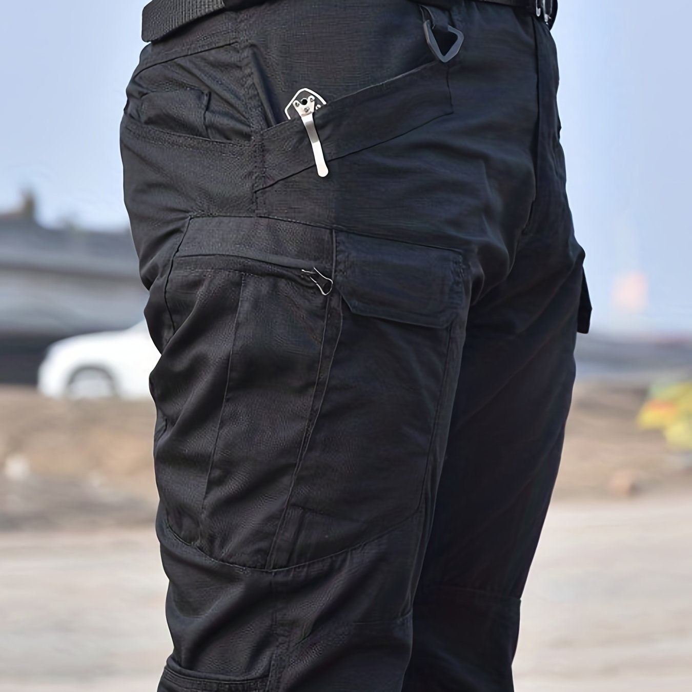 Mens Tactical MultiPocketed Stretchy Breathable Pants