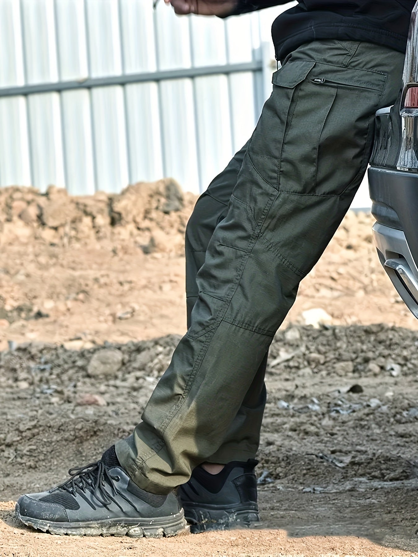 Mens Tactical MultiPocketed Stretchy Breathable Pants