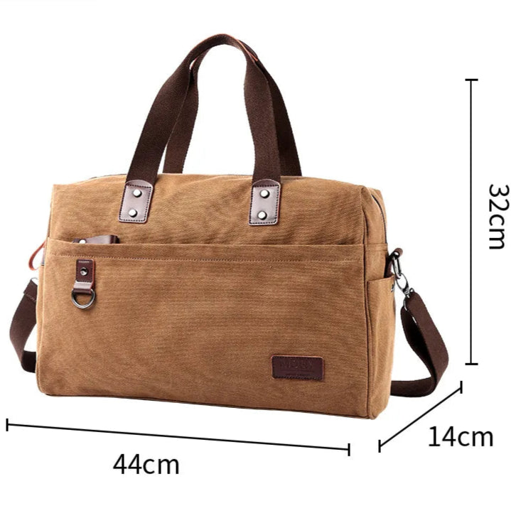 Bolsa de lona masculina, bolsa de ombro de grande capacidade, bolsa de viagem ao ar livre, bolsas de mão masculinas, bolsas de fitness vintage, bolsas para laptop, bolsas de negócios