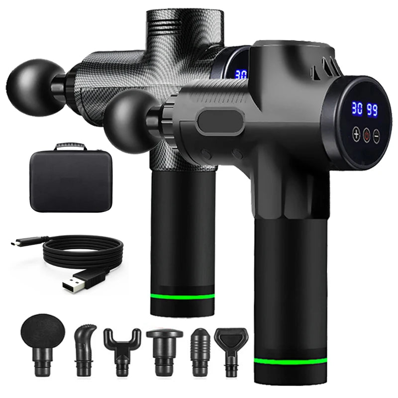 Massageador de músculos profundos sem escova, massageador de pescoço e ombro para exercícios, atletas, relaxamento, emagrecimento, alívio da dor