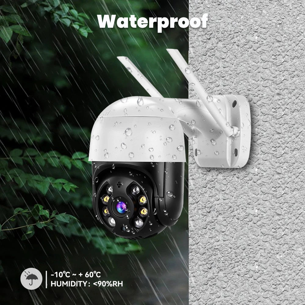 TAITAS 4K 8MP Smart Wifi PTZ Camera 5x Digital Zoom AI Human Detection ONVIF Wireless CCTV IP Camera Iptv Security Protection