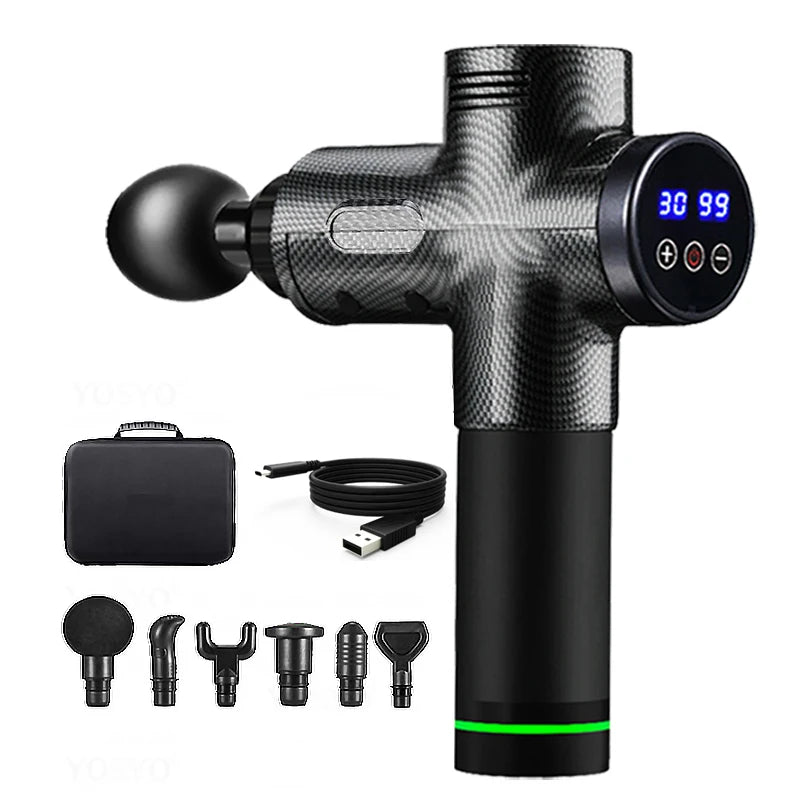 Massageador de músculos profundos sem escova, massageador de pescoço e ombro para exercícios, atletas, relaxamento, emagrecimento, alívio da dor