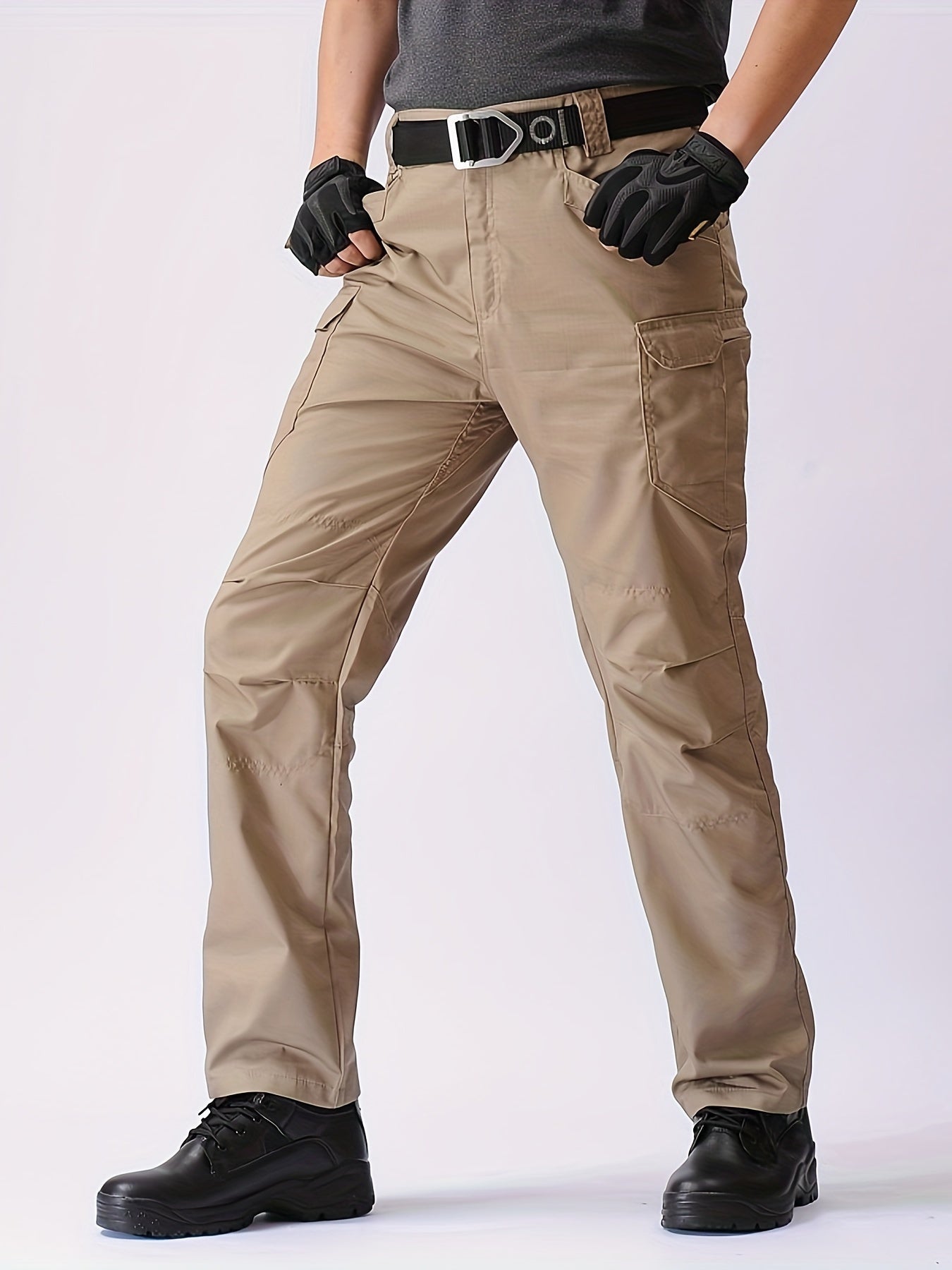 Mens Tactical MultiPocketed Stretchy Breathable Pants