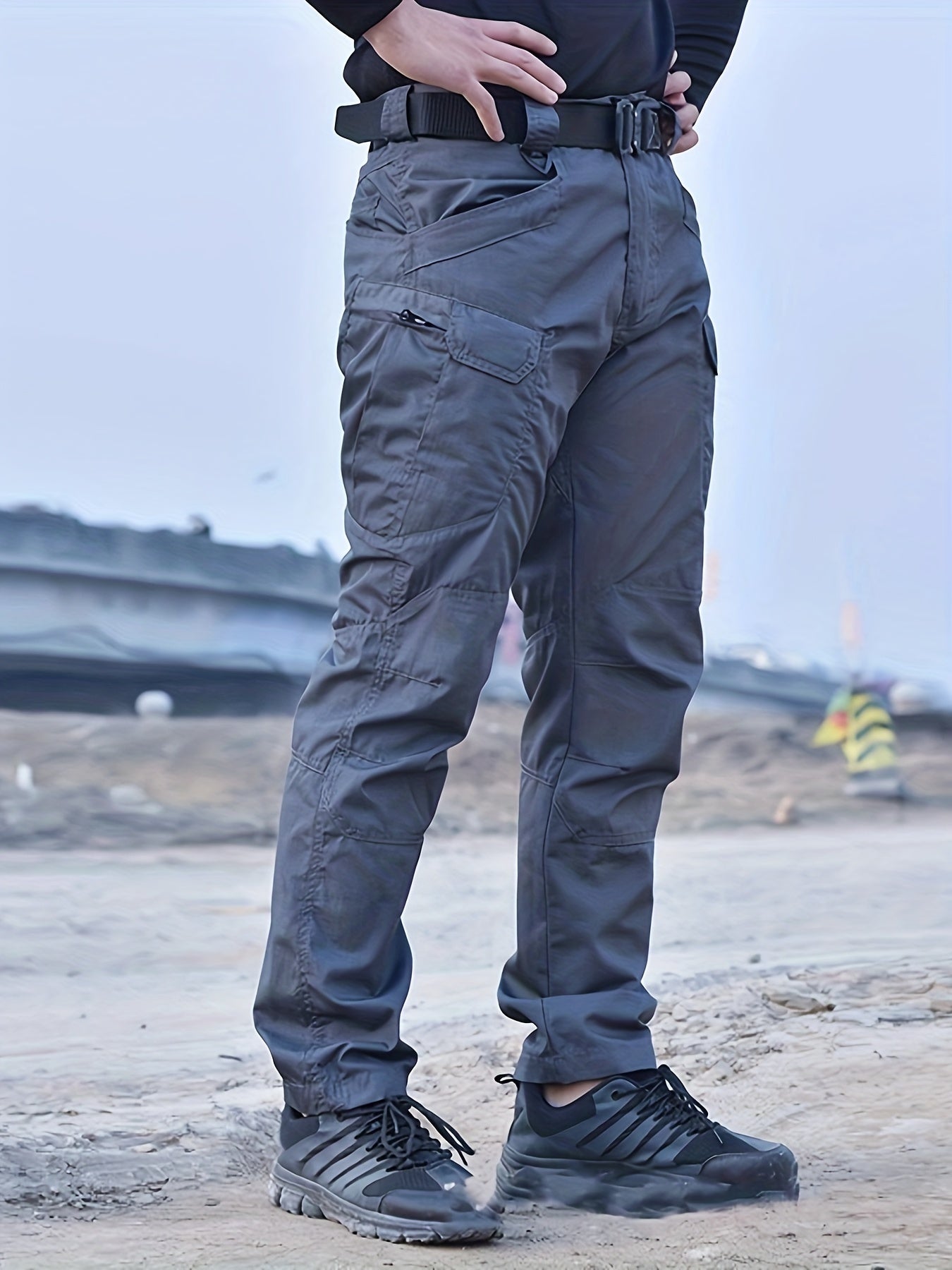 Mens Tactical MultiPocketed Stretchy Breathable Pants