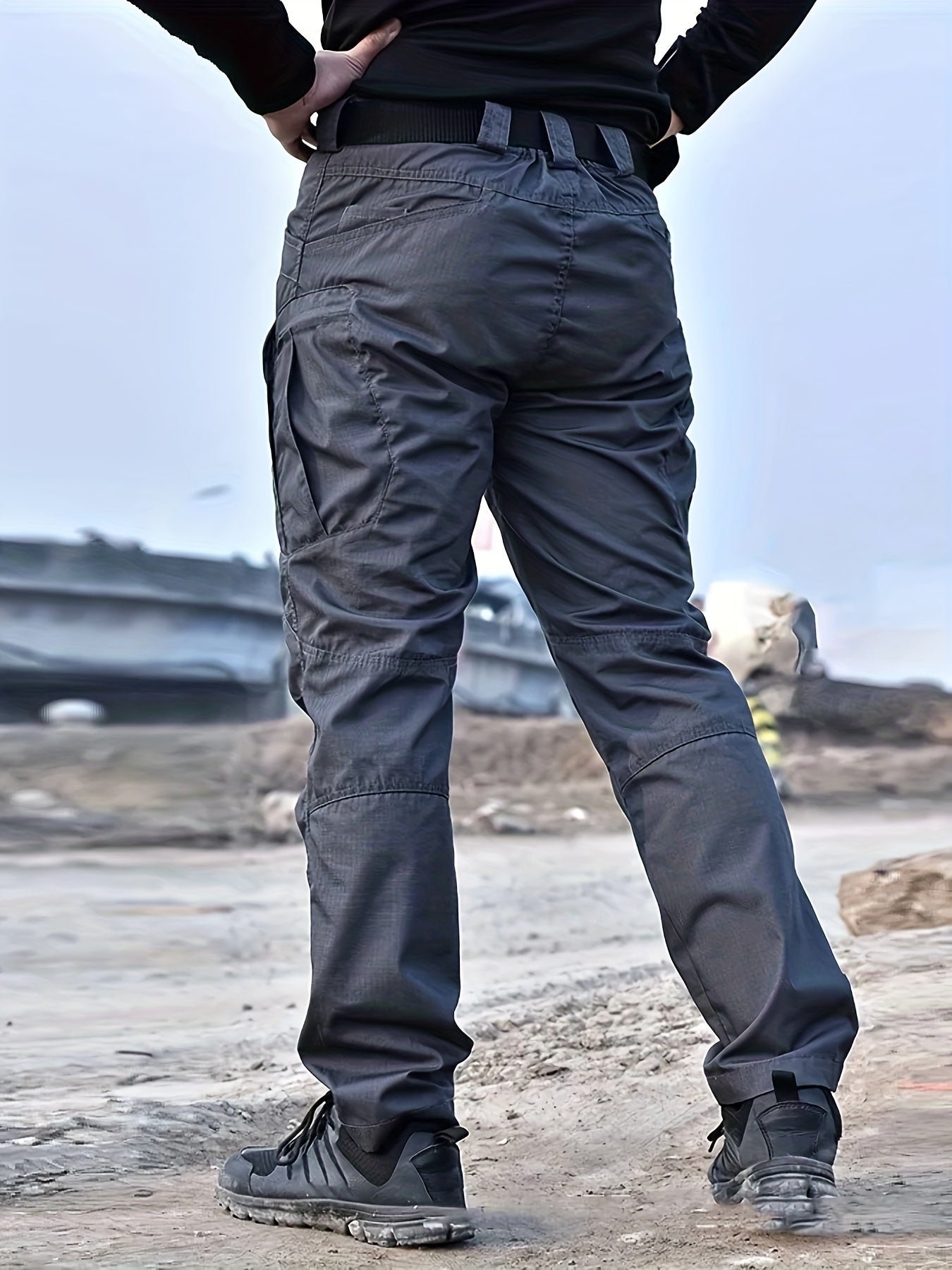 Mens Tactical MultiPocketed Stretchy Breathable Pants
