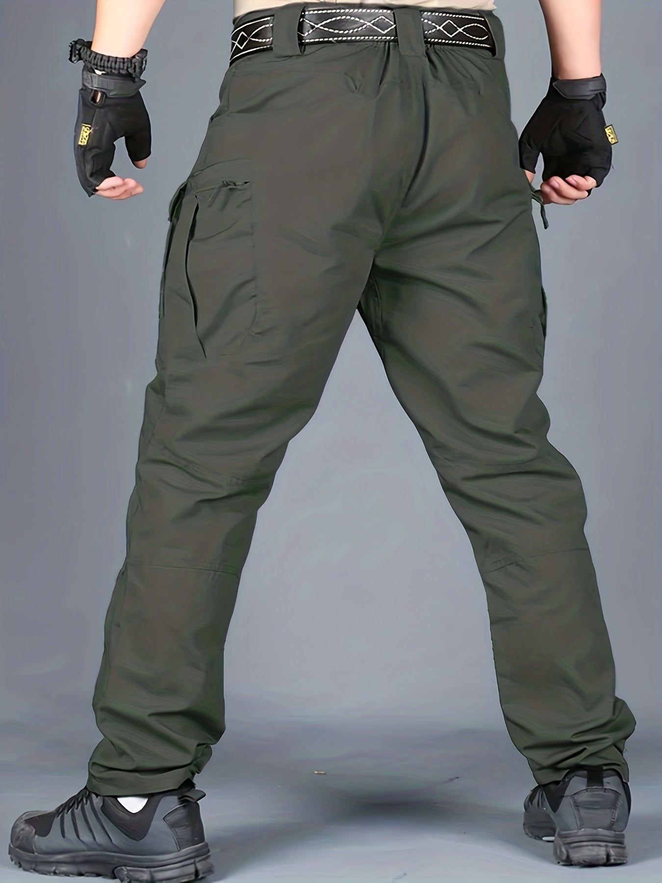 Mens Tactical MultiPocketed Stretchy Breathable Pants