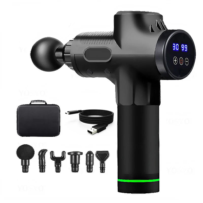 Massageador de músculos profundos sem escova, massageador de pescoço e ombro para exercícios, atletas, relaxamento, emagrecimento, alívio da dor